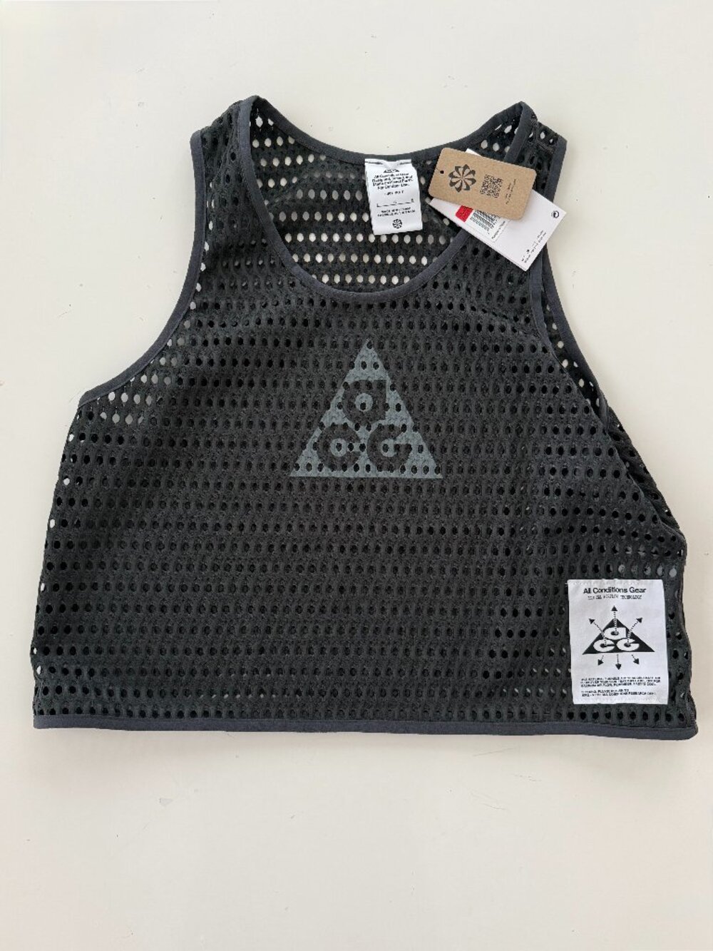 NWT NIKE ACG Radical AirFlow Women's Trail Running Tank Top - LARGE - Anthracite